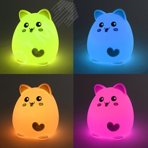 Светильник настольный NLED-414-2W-BU белый с синим - фото 4