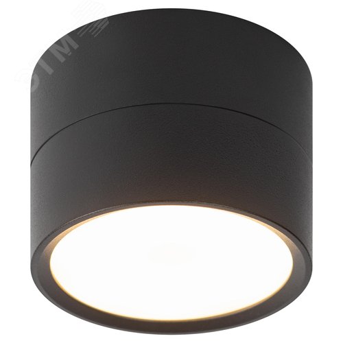 Подсветка накладная под лампу Gx53, алюминий, цвет черный (40/1440) - фото 5