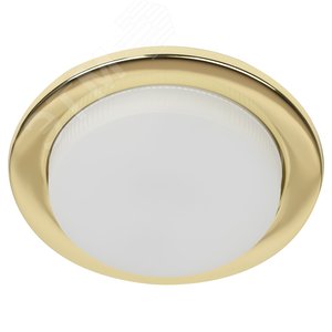 Светильник встраиваемый KL70 GD /1 под лампу Gx53 тонкий 220V 13W золото (40/2200) - фото 3