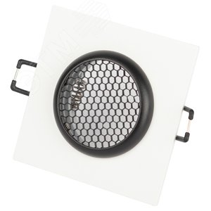 Светильник встраиваемый алюминиевый KL110 WH/BK MR16 GU5.3 белый/черный матовый - фото 6