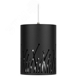 Светильник подвесной потолочный PL30 BK цоколь GX53 цилиндр черный - фото 4