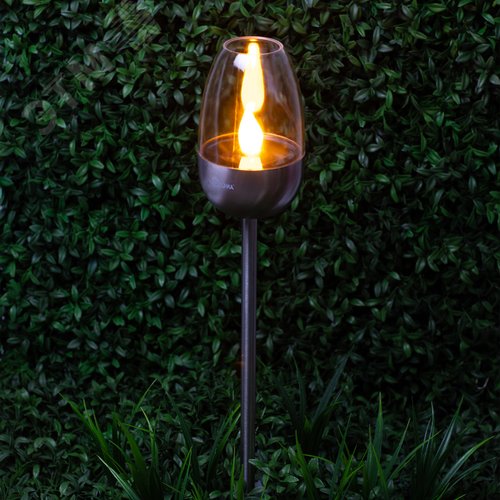 Светильник уличный на солнечных батареях садовый Идеал 32 см ERASF22-37 - фото 8