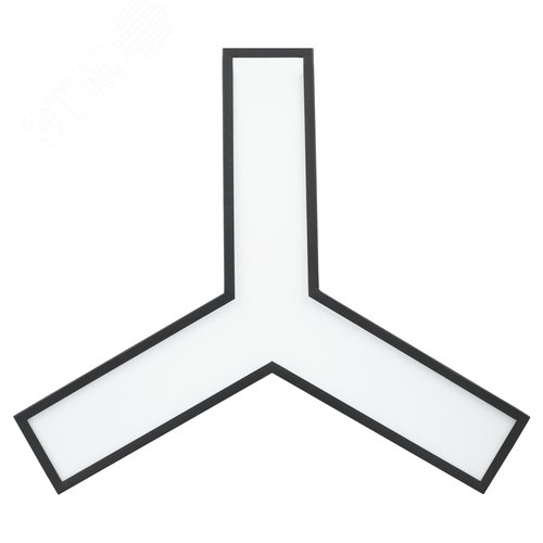 Светильник LED Geometria Igrek SPO-141-B-40K-028 28Вт 4000K 1750Лм IP40 600х80 черный подвесной драйвер внутри - фото 4