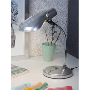 Светильник настольный серебро NE-301-E27-15W-S - фото 2