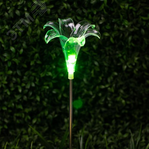 Светильник уличный Лилия на солнечных батареях садовый 75 см ERASF22-19 - фото 6