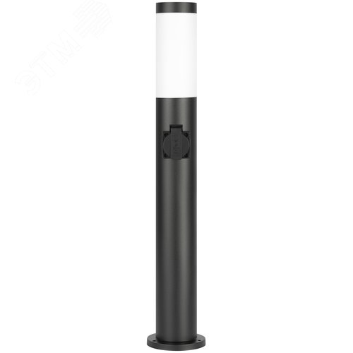 Светильник уличный напольный 230В Е27 IP54 черный с розеткой «Беллона» GBF-103-1-BL-0650 - фото 3