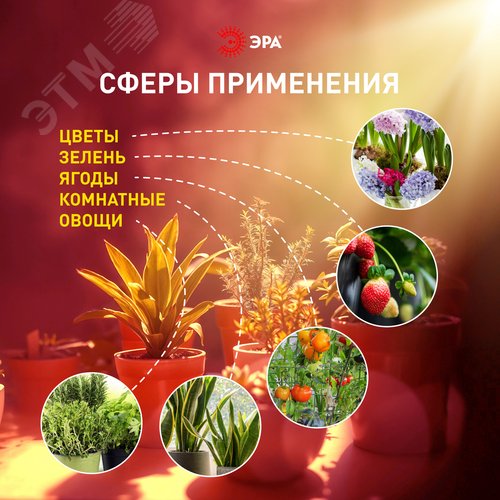 Светильник для растений фитолампа светодиодная линейная ФИТО-18W-PFR-GR полного спектра 18 Вт GREEN LINE - фото 13