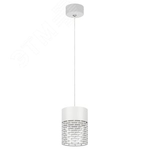 Изображение товара Светильник подвесной (подвес) PL29 WH цоколь GX53 потолочный цилиндр белый (шт)