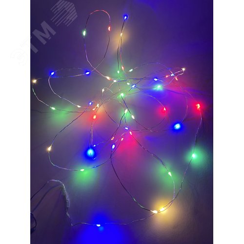 Гирлянда LED Нить 5 м мультиколор, АА ENIN -5NM - фото 5