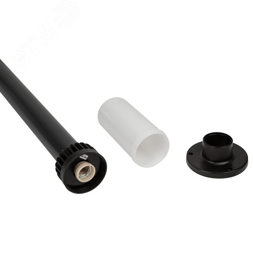 Светильник садово-парковый НТУ 01-60-013 Поллар напольный черный IP54 Е27 max60Вт h1040мм - фото 4