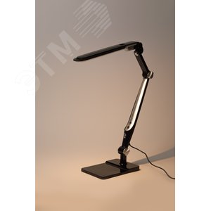 Светильник настольный светодиодный NLED-497-12W-BK на струбцине и с основанием черный - фото 5