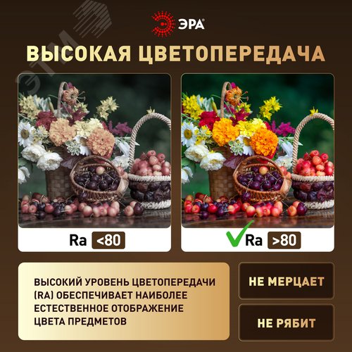 Светильник светодиодный потолочный ДПБ 18Вт 1080Лм 4000К без ДУ SPB-6 Slim Night SKY 18W -4K - фото 12