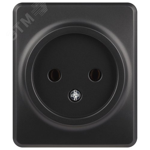 Изображение товара Розетка Эксперт 11-2201-05 2P IP20 16A-250В ОУ антрацит (шт)