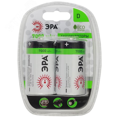 Батарейка HR20-2BL 7000mAh (12/96/1920) - фото 2