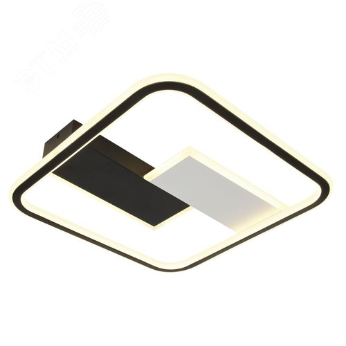 Изображение товара Светильник светодиодный потолочный ДПБ-104Вт 3854Лм Модерн Henri CLL-1-104-RC BK (шт)