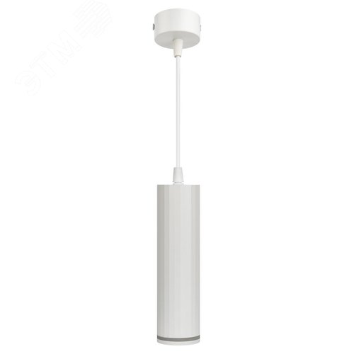 Светильник подвесной (подвес) PL19 WH MR16 GU10 потолочный цилиндр белый - фото 4