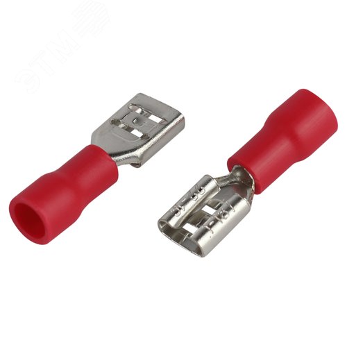 Изображение товара Разъем плоский NO-225-124 РпИм 1.25-5.0-0.8 изолированный «розетка» (упаковка 50 штук) (уп)