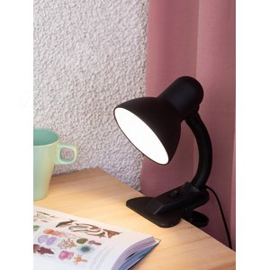 Светильник настольный на прищепке черный матовый N-102-E27-40W-BK - фото 7