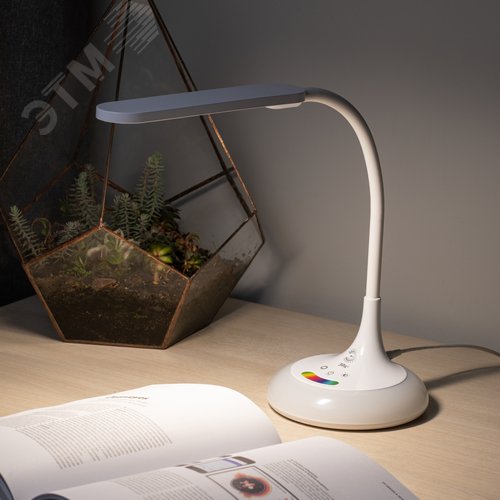 Светильник настольный светодиодный с основанием белый NLED-481-10W-W - фото 4