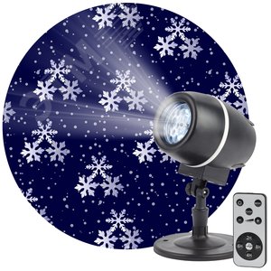 Проектор LED Снежный вальс, IP44, 220В ENIOP-08