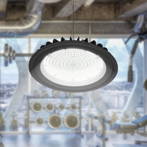 Светильник светодиодный подвесной ДСП 200Вт 4000K 20000Лм Кп<2% КСС Д SPP-402-0-40K-200 - фото 9