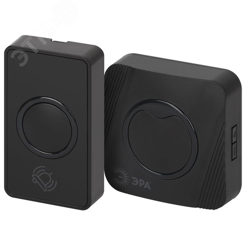 Изображение товара Звонок дверной беспроводной RGB подсветка 36 мелодий от сети чёрный C101 POLYCOLOR (шт)