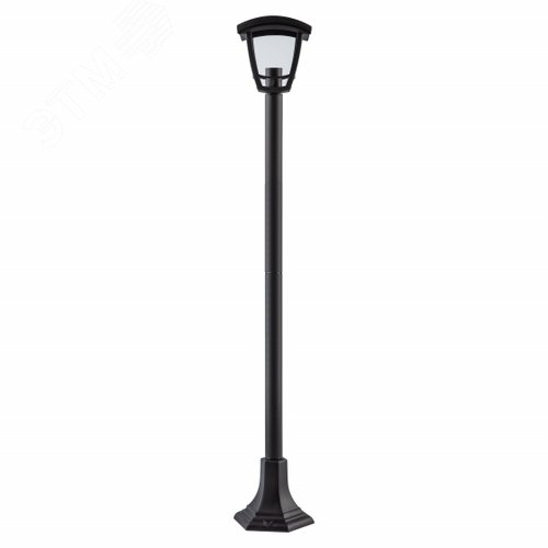 Светильник садово-парковый НТУ 07-40-002 Валенсия 4 черный 4 гранный напольный IP44 Е27 max 60Вт - фото 1