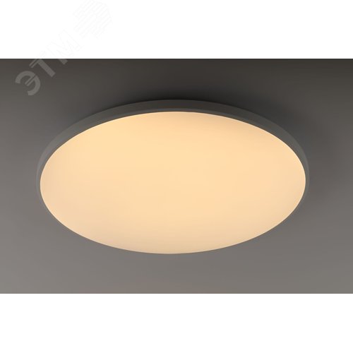 Светильник светодиодный потолочный ДПБ-80Вт 3000К/6500К Классик с ДУ SPB-6 WH 80W R Slim Base - фото 11