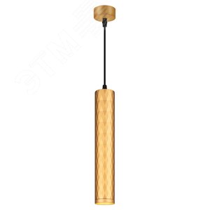 Светильник подвесной потолочный PL15 GD MR16 GU10 цилиндр золото - фото 1