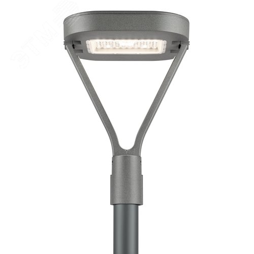 Светильник светодиодный садово-парковый ДСП 50Вт 5000K 6000Лм IP65 КСС Д серый SPP-505-0-50K-050 - фото 8