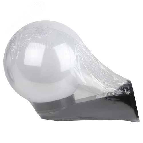 Светильник настенный НБУ 01-60-201 шар опаловый IP44 Е27 max60Вт d200mm с настенным крепежом - фото 14