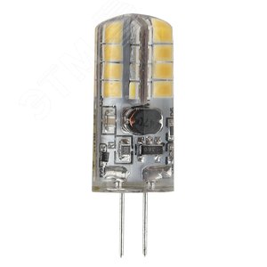 Лампа светодиодная LED 2,5 Вт 200Лм 2700К капсула теплый G4 12В LED JC-2,5W-12V-827-G4 Standart - фото 3