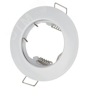 Светильник штампованный MR16,12V/220V, 50W белый ST3 WH - фото 4