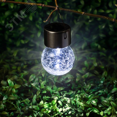 Светильник уличный ERASF22-32 подвесной Лампочка на солнечной батарее - фото 7