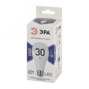 Лампа светодиодная LED 30 Вт 2400Лм 6000К груша холодный E27 170-265В LED A65-30W-860-E27 Standart - фото 2