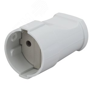 Изображение товара Розетка кабельная б/з прямая 10A белая (24/384/4608) Rx1-W (шт)