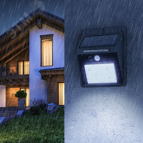 Светильник фасадный с датчиком движения, на солнечной батарее, 20LED, 60 Лм ERAFS064-04 - фото 7