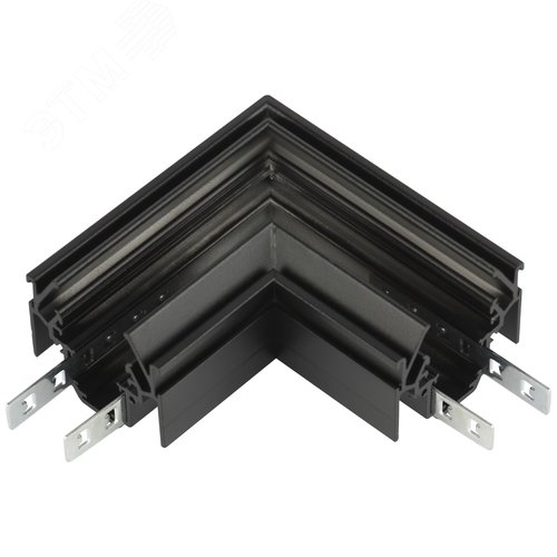 Коннектор TRM-PC20-CCN-B угловой для магнитного трекового шинопровода NOVA для натяжных потолков - фото 1