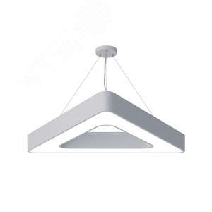 Светильник светодиодный Geometria Delta SPO-154-W-40K-042 42Вт 4000К 2300Лм IP40 800х800х80 белый подвесной - фото 1