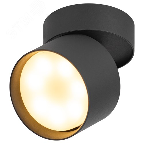 Подсветка декоративная под лампу Gx53 алюминий цвет черный OL12 GX53 SBK ) - фото 3