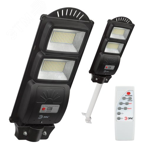 Светильник консольный на солнечной батарее,SMD,с кронштейном, 40W, с датчиком движения, ПДУ,700Лм, 5000К, IP66 - фото 6