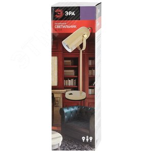 Светильник настольный N-117-Е27-40W-BG бежевый (12/48) - фото 2