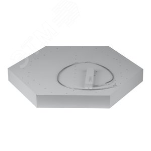 Светильник подвесной светодиодный 66Вт 5300Лм 4000К IP40 800х800х80 белый Geometria Hexagon SPO-122-W-40K-066 - фото 4