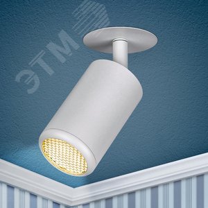 Светильник встраиваемый алюминиевый KL106 WH MR16 GU10 белый матовый - фото 6