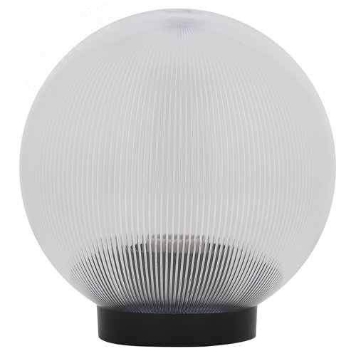 Светильник на опору/кронштейн НТУ 02-60-202 шар прозрачный призма IP44 Е27 max60Вт d200mm - фото 2