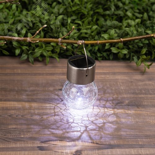 Светильник уличный ERASF22-32 подвесной Лампочка на солнечной батарее - фото 9