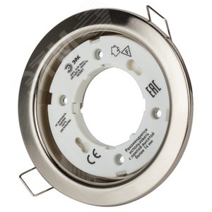 Светильник встраиваемый KL35 SN /1 (к) под лампу Gx53 220V 13W сатин никель (80/1680) - фото 5