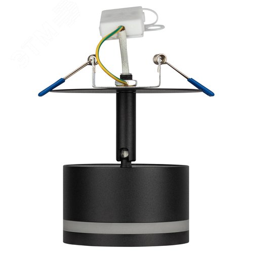 Светильник встраиваемый под лампу GX53 DK114 BK черный - фото 6