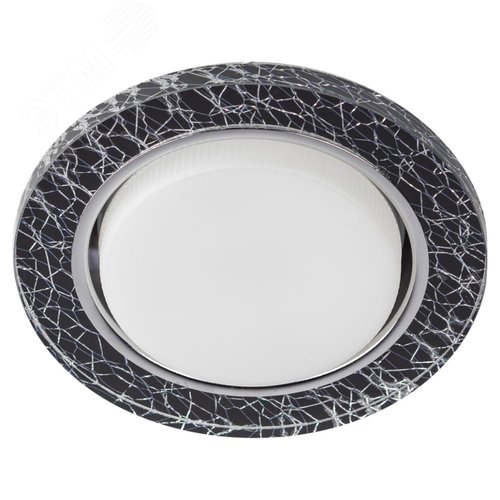 Светильник встраиваемый со светодиодной подсветкой DK LD51 WH/BK GX53 белый черный - фото 9