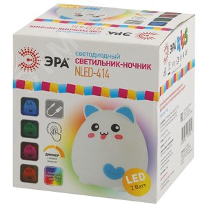 Светильник настольный NLED-414-2W-BU белый с синим - фото 2